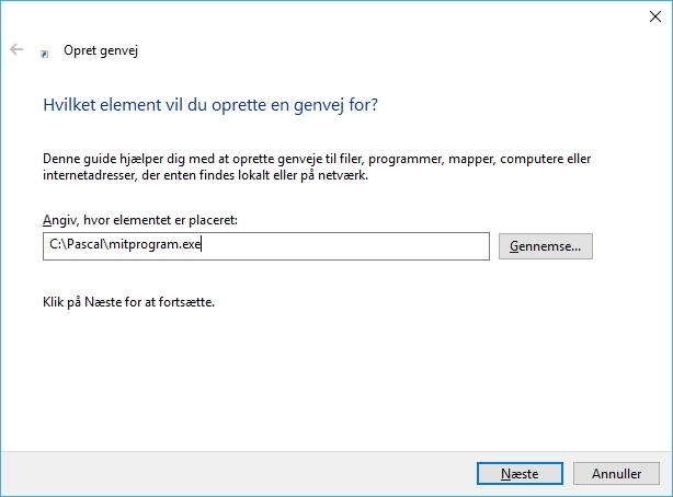 garn udtale Interesse Hvordan du opretter skrivebordsgenveje i Windows 10 - Webbojo